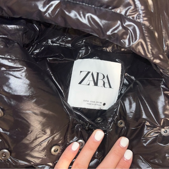 Zara Longline Quilted Jacket - Picture 14 of 16